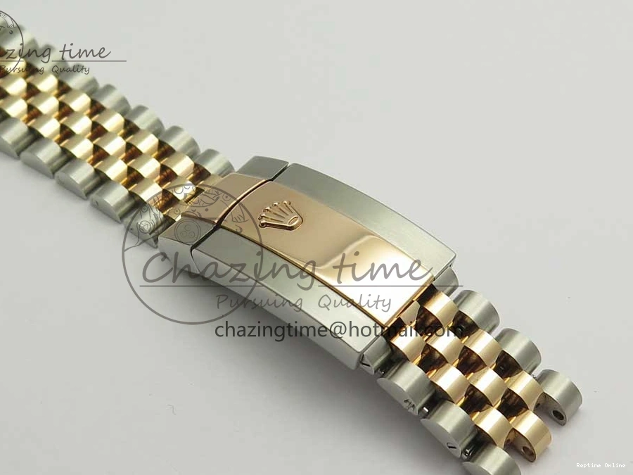 0506 EasyMatch DateJust 36mm 904 SS RG Wrapped 116231 GMF Black Dial on SS RG Wrapped Jubilee Bracelet A 3275
